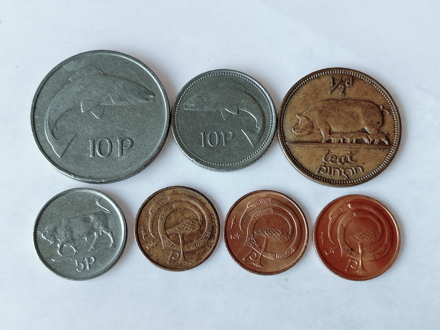 第一海外回流一元起拍收藏 散币专场 第75期 爱尔兰硬币7枚