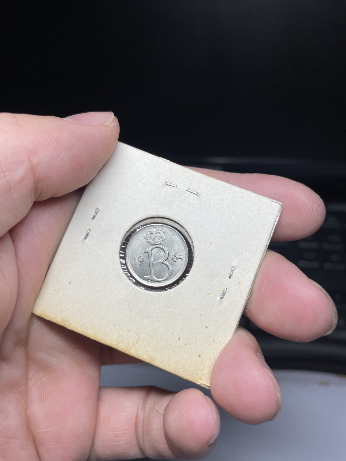 2024年集古藏今外币拍卖第三期-第6场—（总第26拍） 带光1964年比利时25分