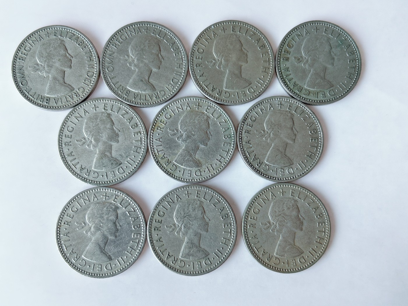 第一海外回流一元起拍收藏 散币专场 第75期 英国1先令 三狮版 10枚