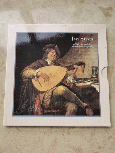 道一币馆币章第四十九场 - 原包装 荷兰1996年画家扬·斯汀诞辰370周年10盾纪念银币