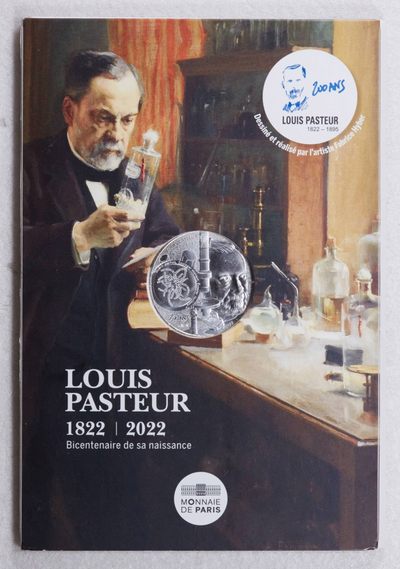 S&S Numismatic世界钱币-拍卖 第116期  - 获奖币*法国2022年 路易斯·巴斯德诞辰200周年 10欧元纪念银币官方卡币 17克333银