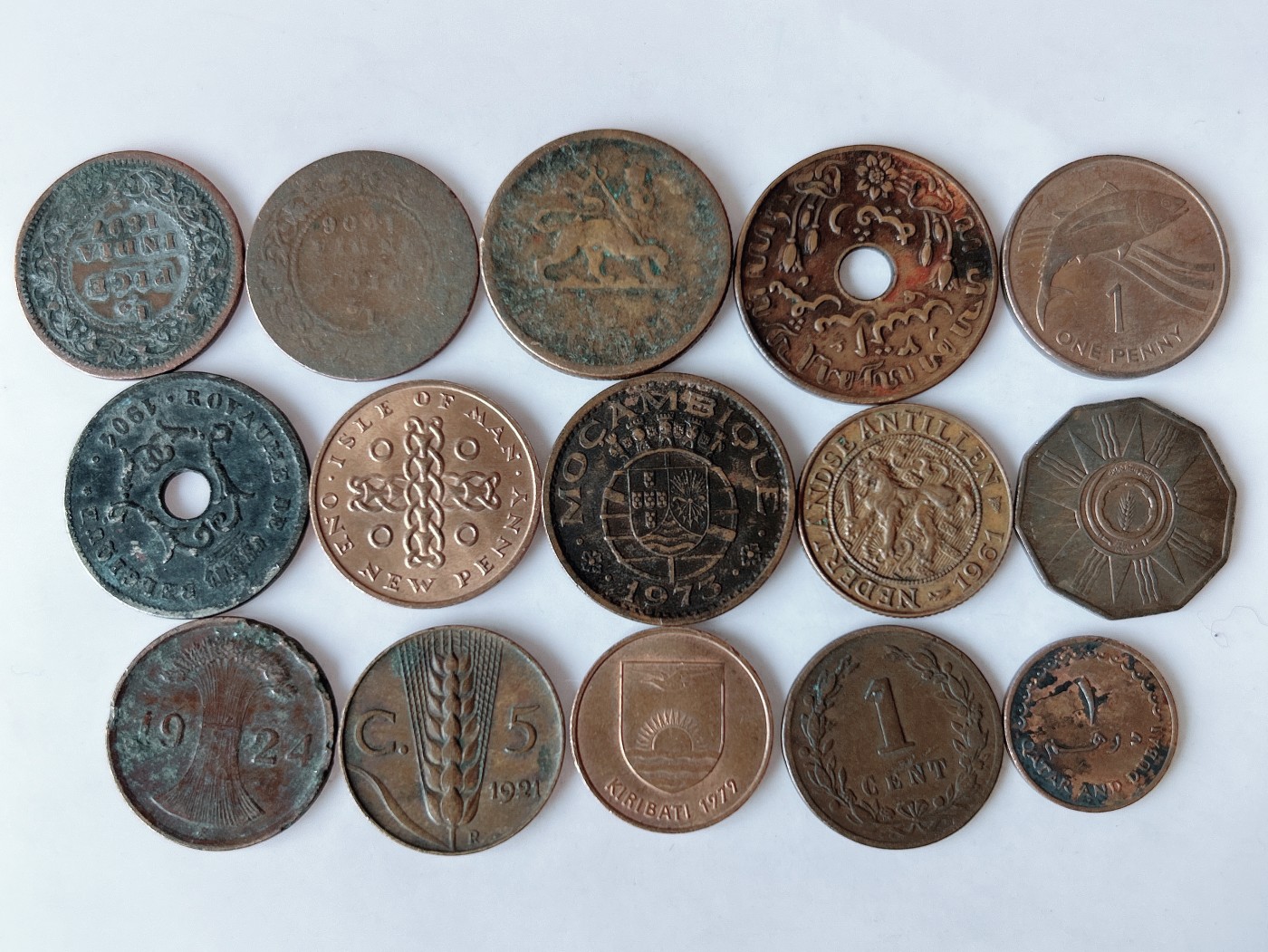 第一海外回流一元起拍收藏 散币专场 第75期 铜币 15枚