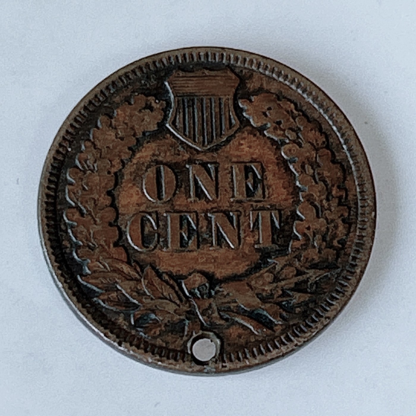 海外回流1元起拍小铺 各国钱币散币场 第10期 美国1898年印第安头像1美分铜币