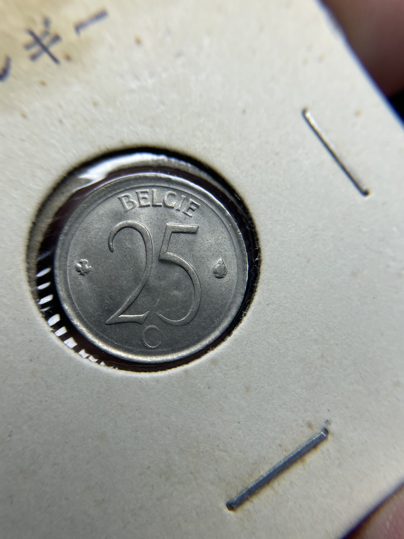 2024年集古藏今外币拍卖第三期-第6场—（总第26拍） 带光1964年比利时25分