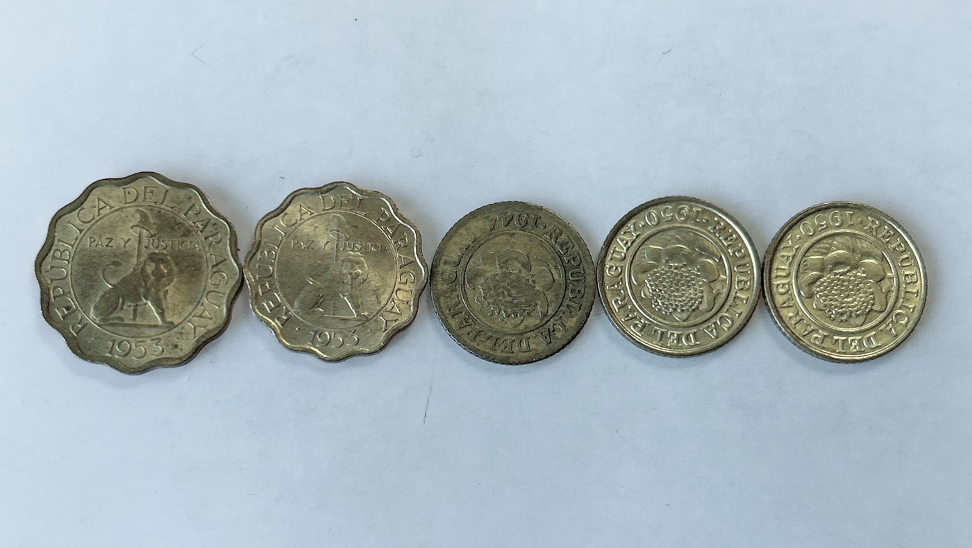 第一海外回流一元起拍收藏 散币专场 第75期 巴拉圭