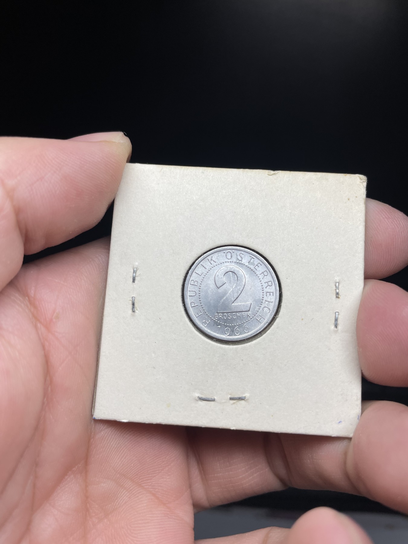 2024年集古藏今外币拍卖第三期-第6场—（总第26拍） 原光1966年奥地利2格罗申