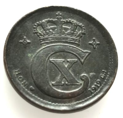  外国钱币收藏20240330场次（中拍皆有赠品），建议埋价，每周三六两拍，可累积 - 丹麦1919年皇冠1欧尔
