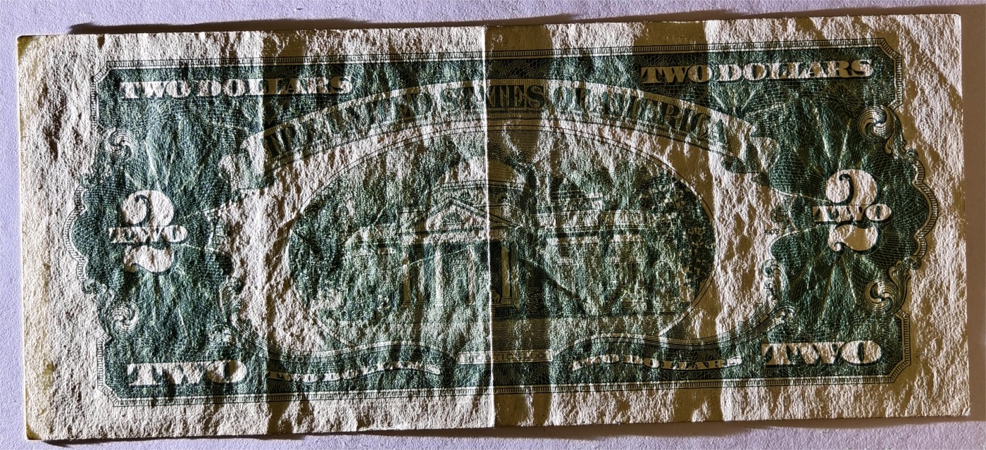 紫瑗钱币——第335期拍卖——纸币场 美国 1953年 B序列 托马斯·杰斐逊 2美元 红印 政府券 流通品