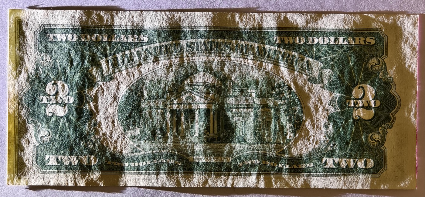 紫瑗钱币——第335期拍卖——纸币场 美国 1953年 C序列 托马斯·杰斐逊 2美元 红印 政府券 AU