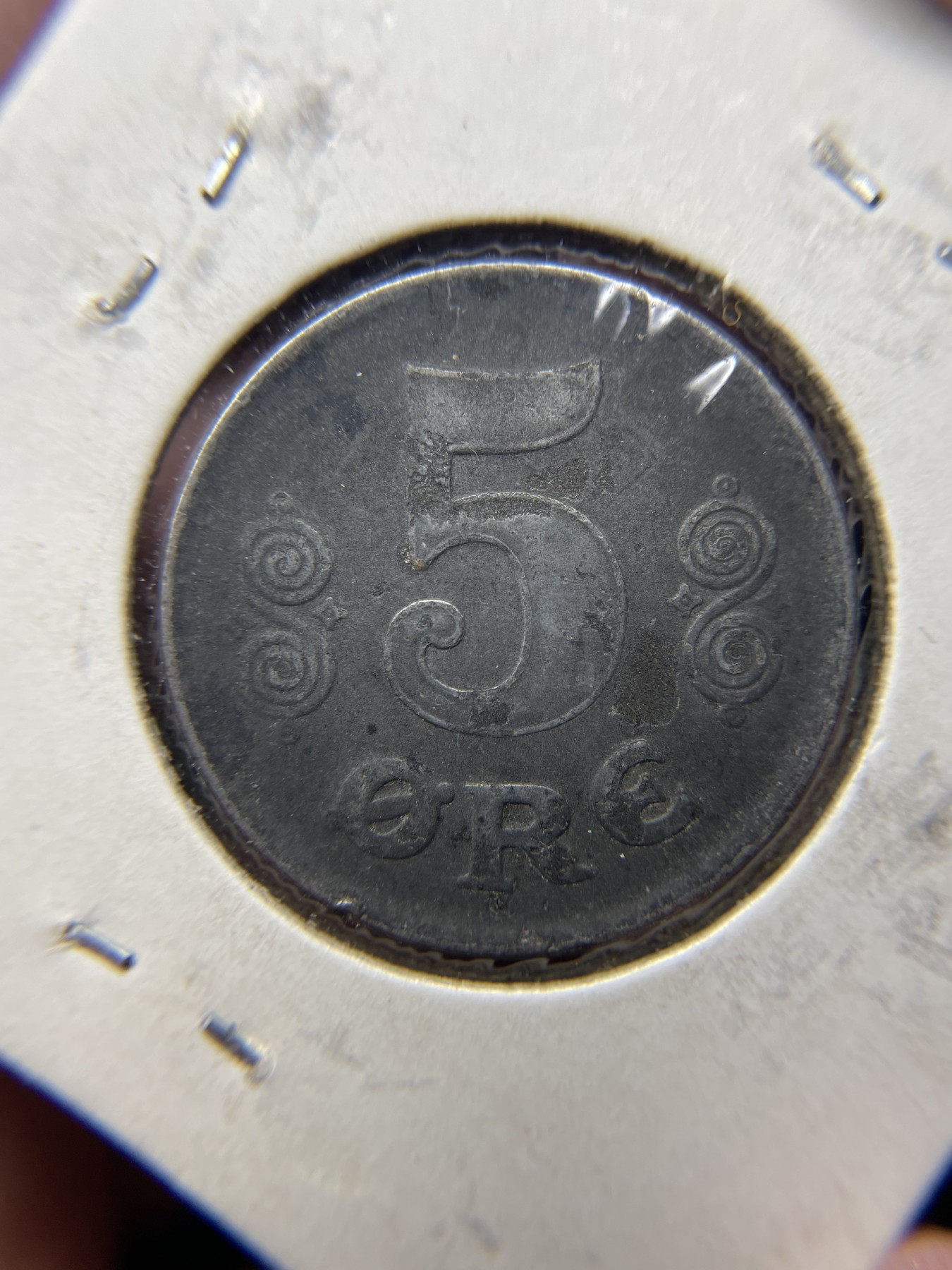 2024年集古藏今外币拍卖第三期-第6场—（总第26拍） 1918年丹麦5欧尔铁钱