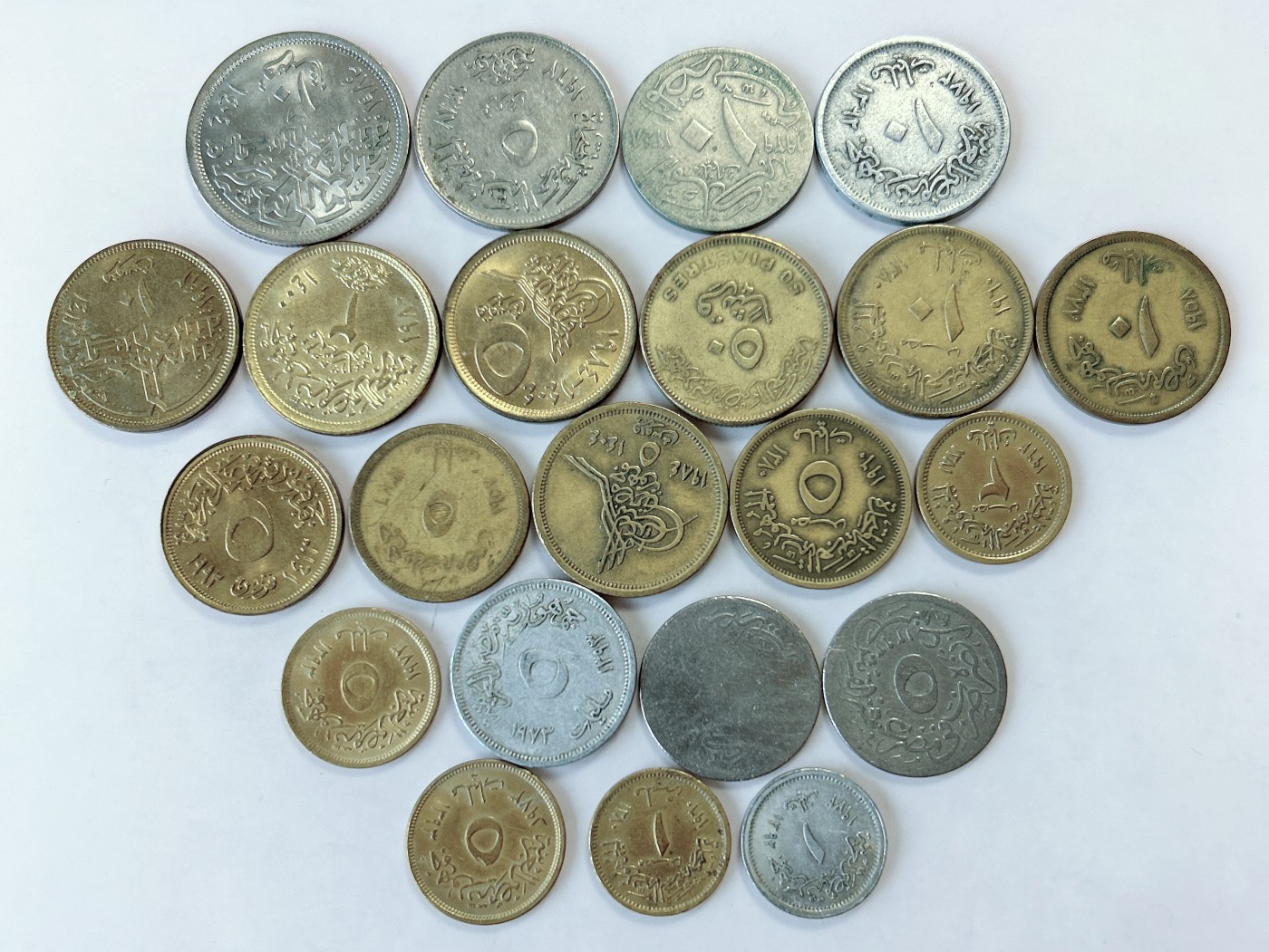 第一海外回流一元起拍收藏 散币专场 第75期 埃及多个版本硬币🇪🇬