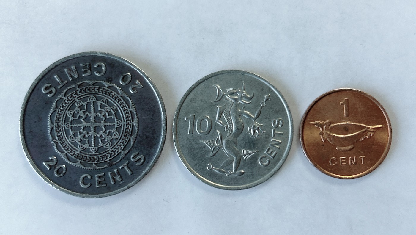 第一海外回流一元起拍收藏 散币专场 第75期 所罗门1977年硬币3枚