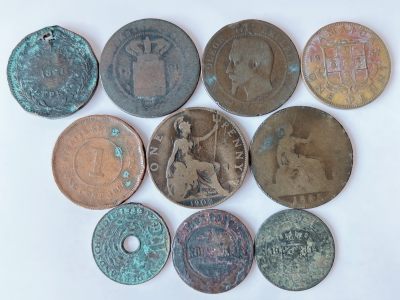第一海外回流一元起拍收藏 散币专场 第75期 - 老铜币一组 10枚