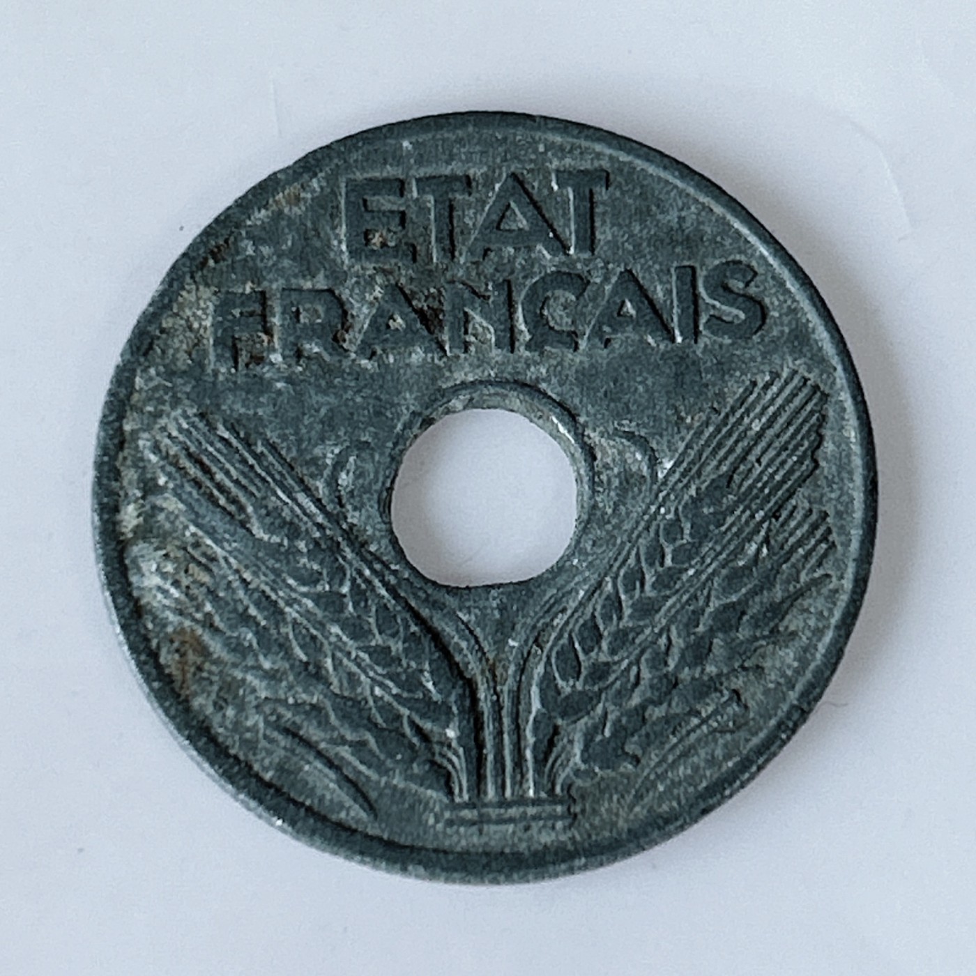 海外回流1元起拍小铺 各国钱币散币场 第10期 法国1941年20分锌币