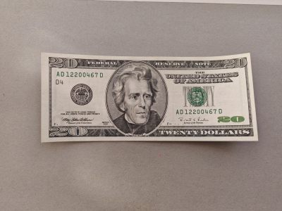 美国纸币 1996年首发 黑白大头20美元 近新好品 - 美国纸币 1996年首发 黑白大头20美元 近新好品
