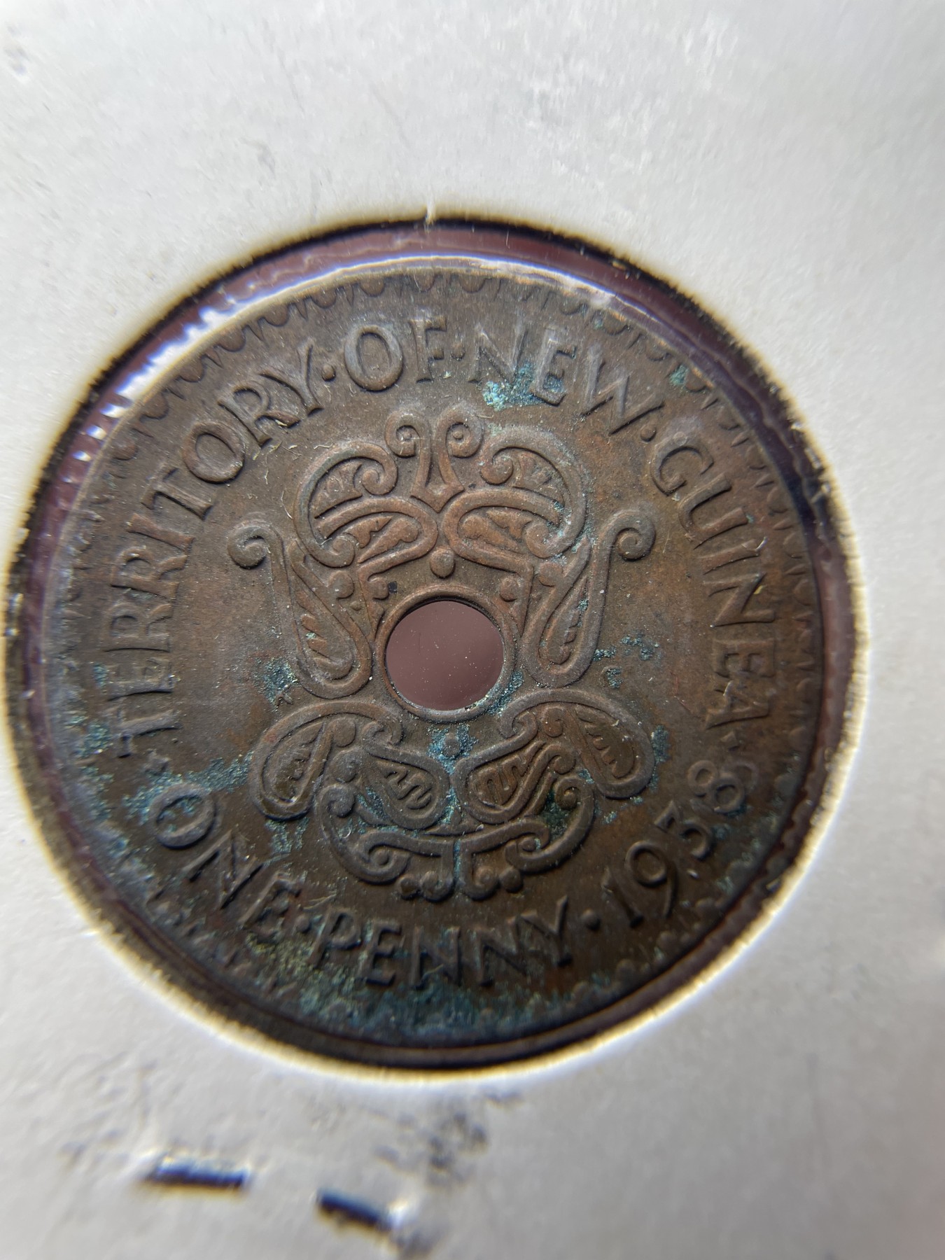 2024年集古藏今外币拍卖第三期-第6场—（总第26拍） 1938年英属新几内亚1便士