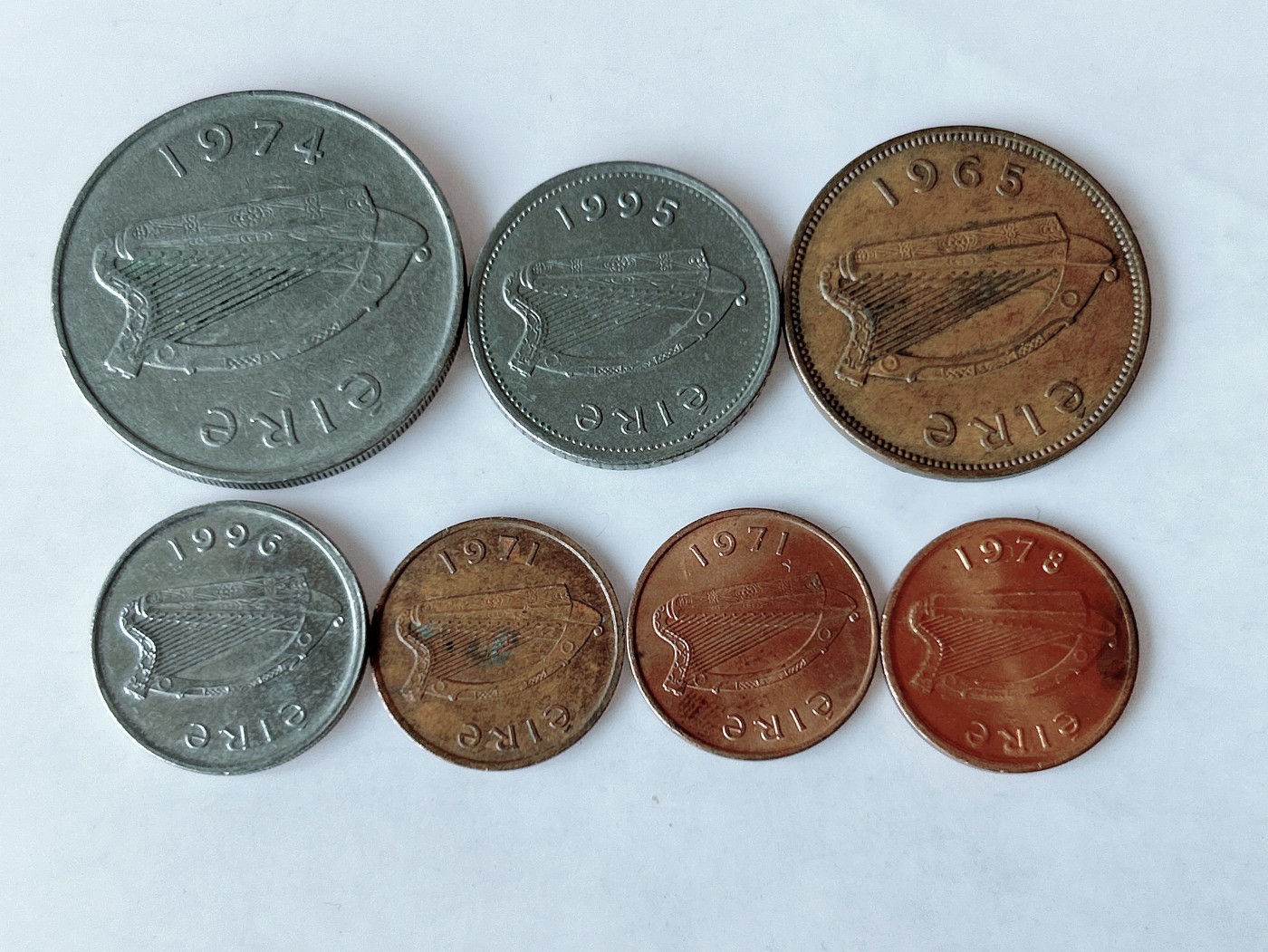 第一海外回流一元起拍收藏 散币专场 第75期 爱尔兰硬币7枚