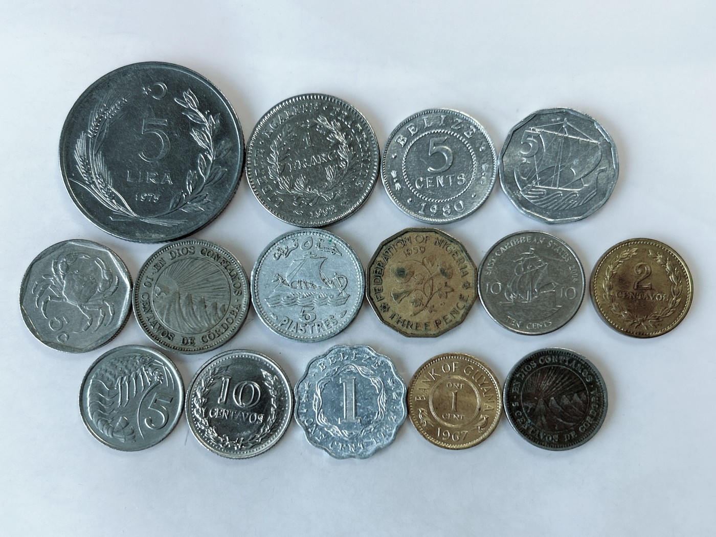 第一海外回流一元起拍收藏 散币专场 第75期 散币一组 15枚