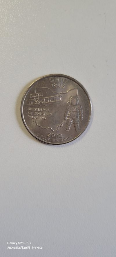 2024第五期 - 美国纪念币俄亥俄州D版