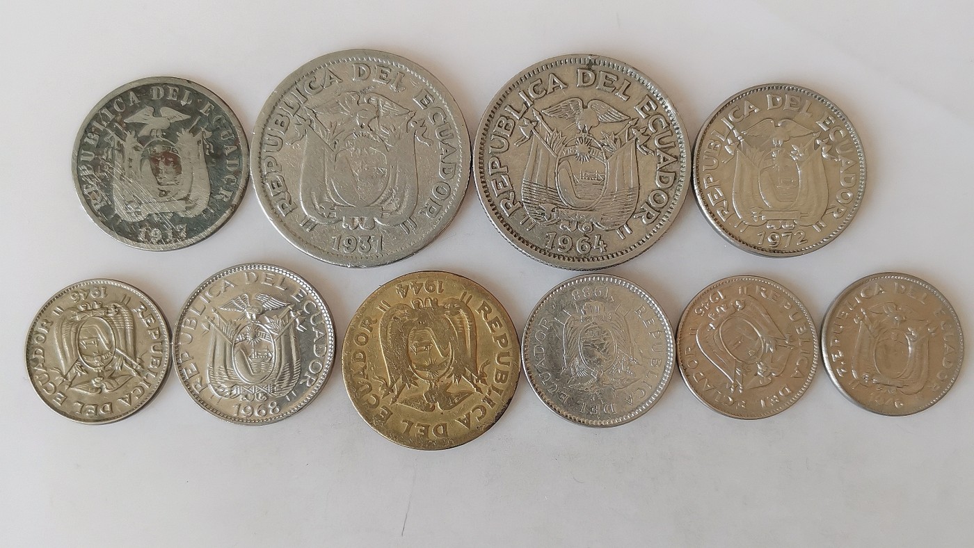 第一海外回流一元起拍收藏 散币专场 第76期 厄瓜多尔