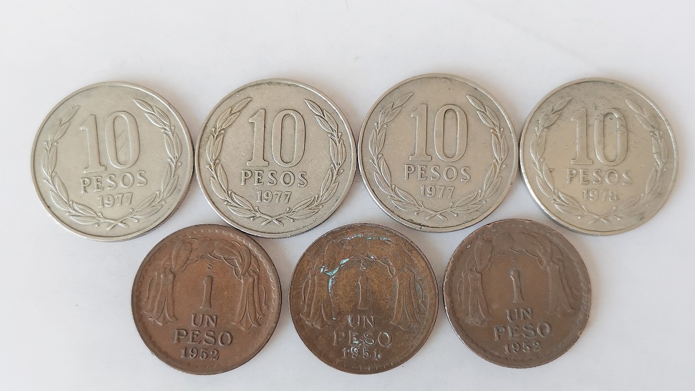 第一海外回流一元起拍收藏 散币专场 第76期 智利比索硬币