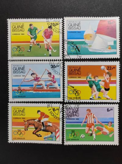 多国邮票✌（拍卖专场）精品🔥专场 第⑤⑨场 - 几内亚比绍 1984年洛杉矶奥运会 不全套