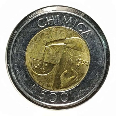 世界各国普币捡漏专场(第四场) - 1998年圣马力诺智慧500里拉双金属纪念币
