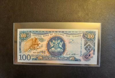 Triple S 第29期 - 2009特立尼达和多巴哥100纪念钞，AA稀少，全新UNC