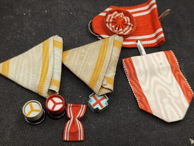 全场0元起拍 第144期 咸鱼国勋章拍卖专场 4月3日（周三）下午6：00开始 日本略 绶带一组