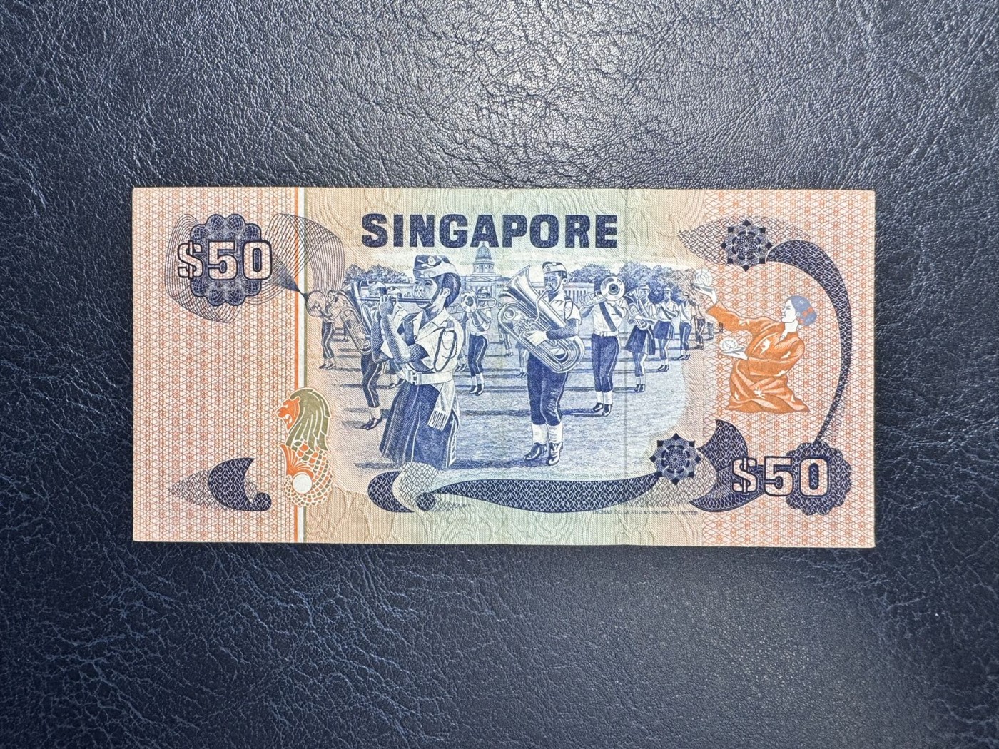 收藏联盟Quantum Auction 第335期拍卖  新加坡1977年50元 非全新 品相如图 号码无47