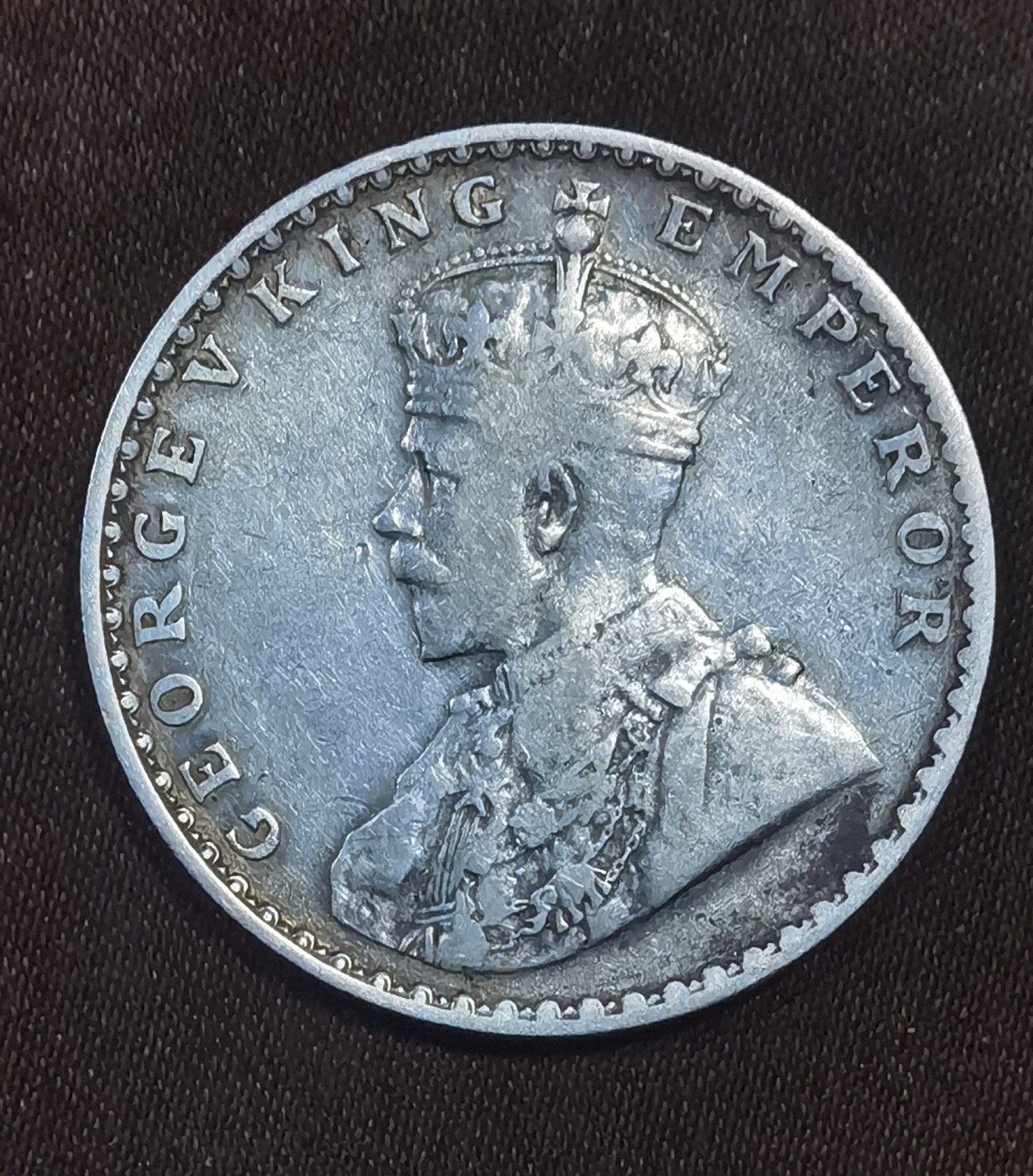 北京马甸外国币专卖微拍第118期，外国金银专场，陆续上新，欢迎关注 1912年印度乔五1卢比银币，重量：11.66克，成色：917