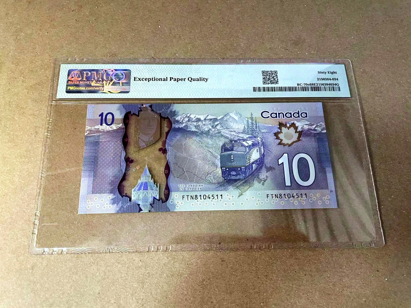 【Blue Auction】✨世界纸币精拍第457期【精】 加拿大 2013年10元  PMG68EPQ 超高分  