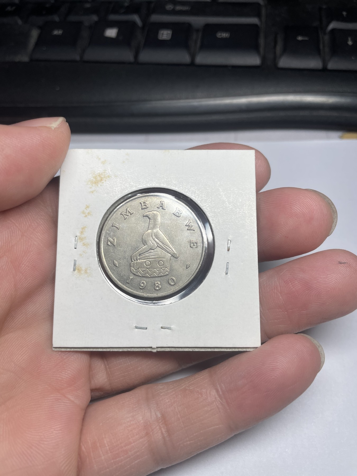 2024年集古藏今外币拍卖第三期-第9场—（总第29拍） 1980年津巴布韦50分