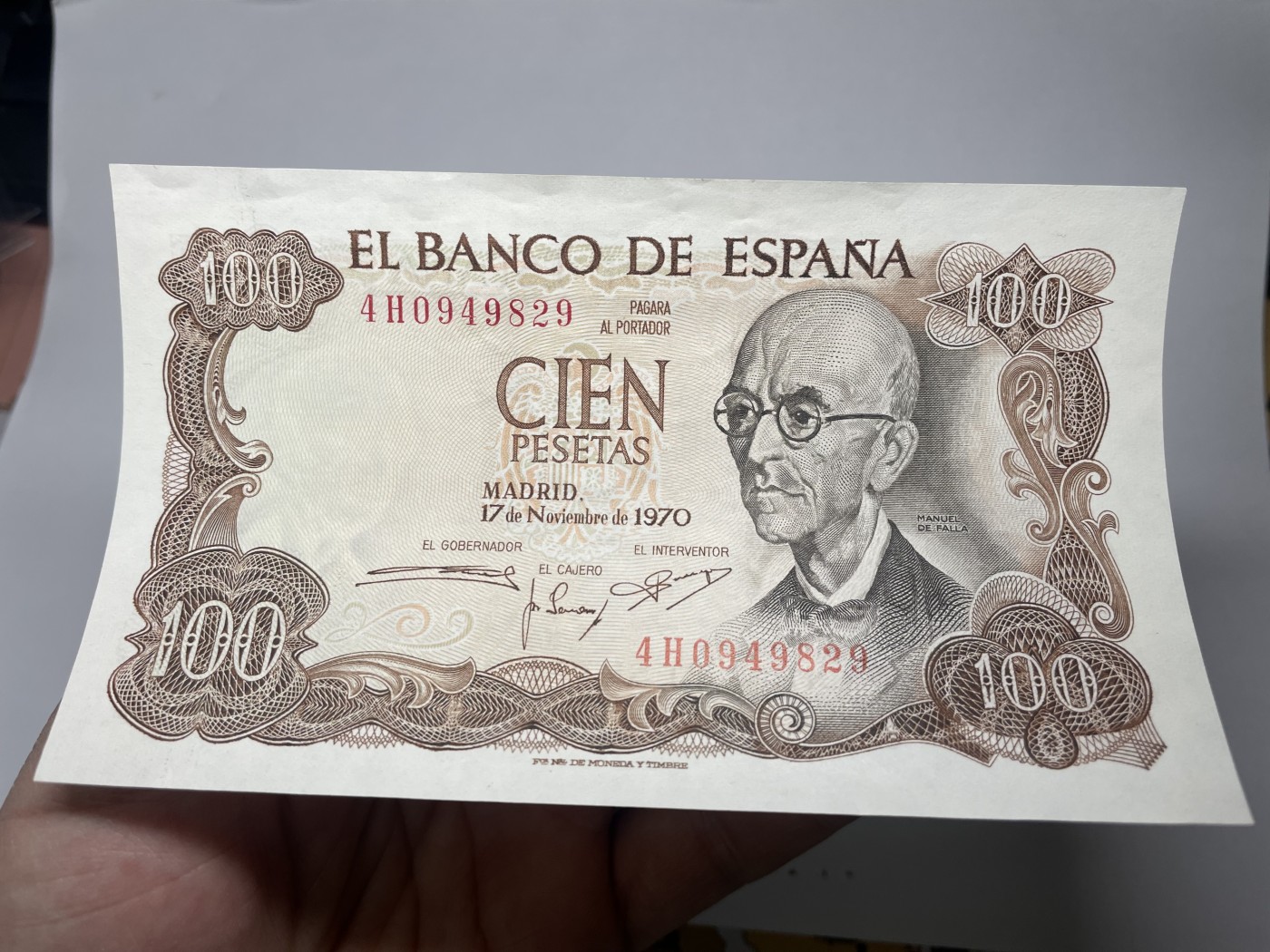 2024年集古藏今外币拍卖第三期-第8场—（总第28拍） 1970年西班牙100比塞塔