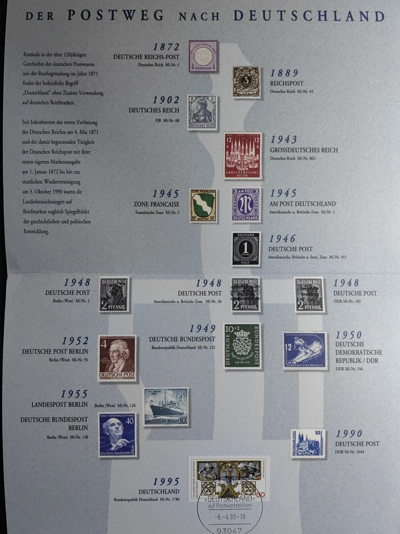 邮折✌（拍卖专场）精品🔥专场 第60场 1995年罗森伯格建城750周年