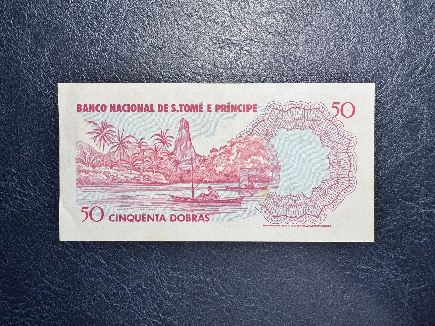 收藏联盟Quantum Auction 第335期拍卖  圣多美和普林西比1982年50多巴 品相UNC- 