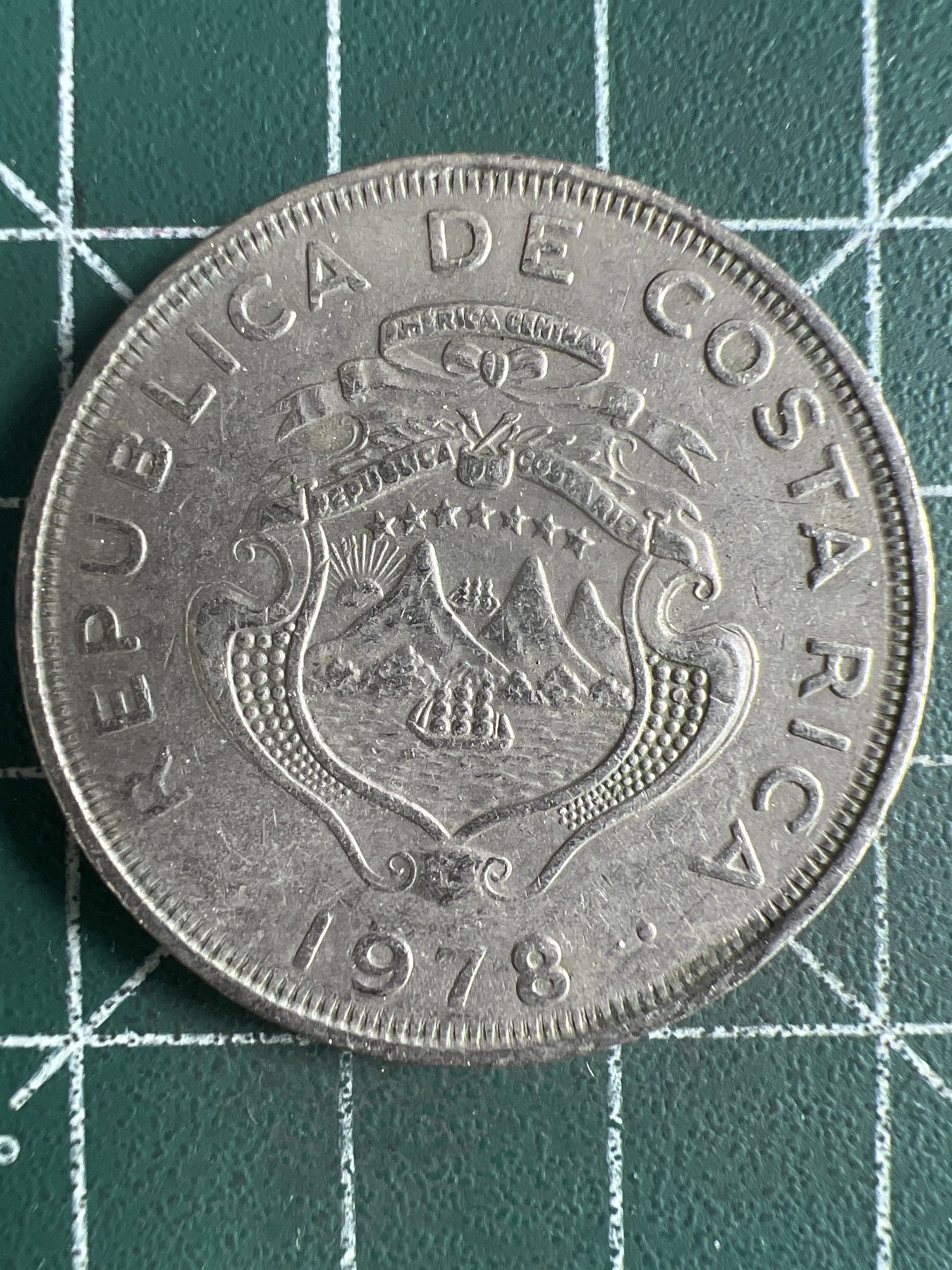 第586期 硬币专场 （无押金，捡漏，全场50包邮，偏远地区除外，接收代拍业务） 哥斯达黎加2克朗  1978年