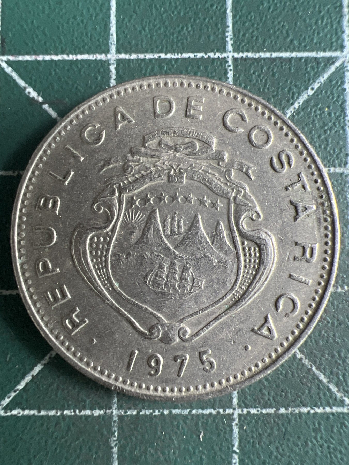 第566期 硬币专场 （无押金，捡漏，全场50包邮，偏远地区除外，接收代拍业务） 哥斯达黎加50分  1975年