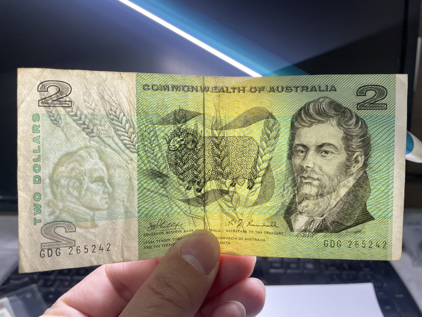 2024年集古藏今外币拍卖第三期-第8场—（总第28拍） 澳大利亚2澳元