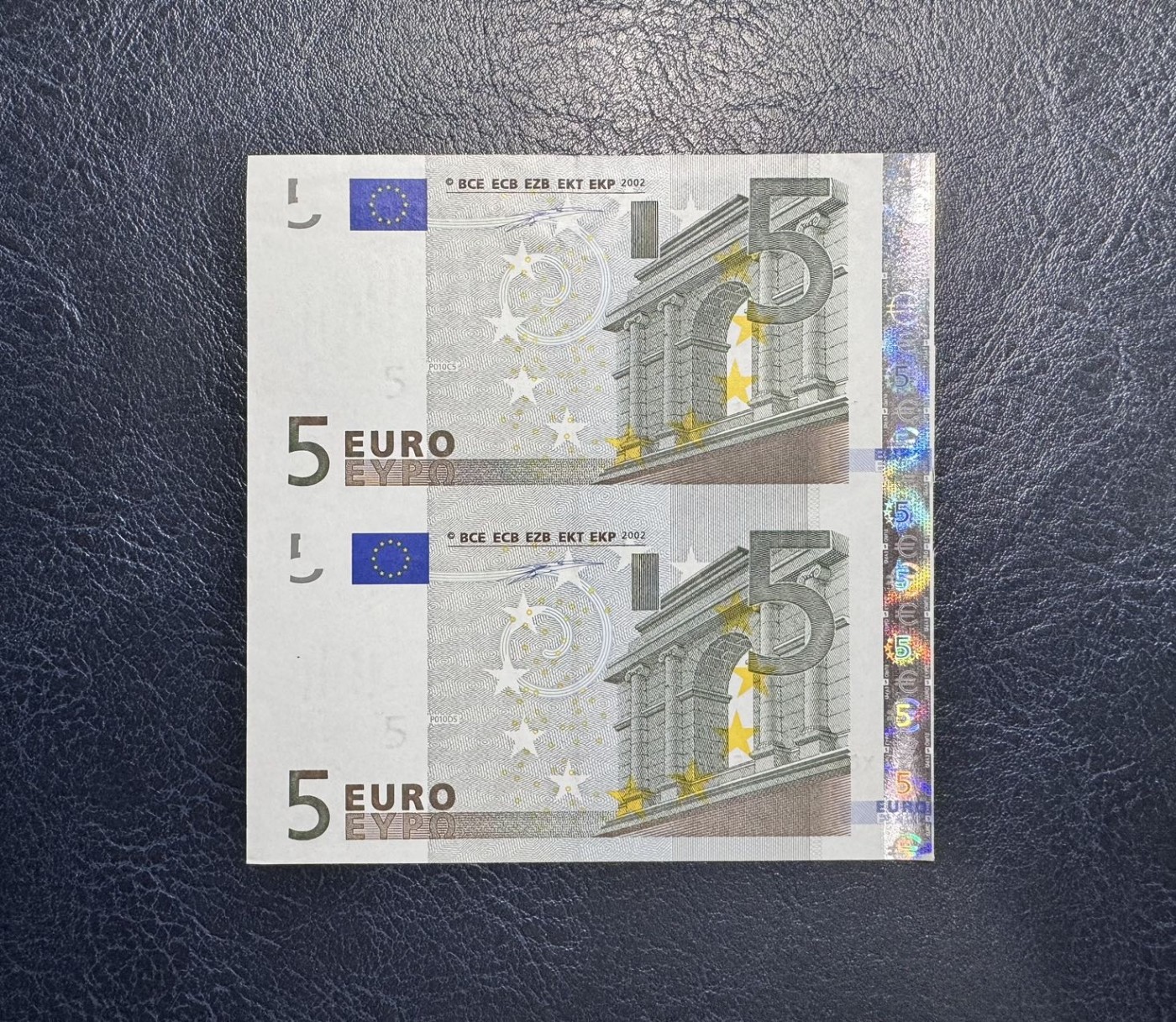 收藏联盟Quantum Auction 第335期拍卖  欧盟国家德国2002年5元两联体 品相UNC- 稀少第一签
