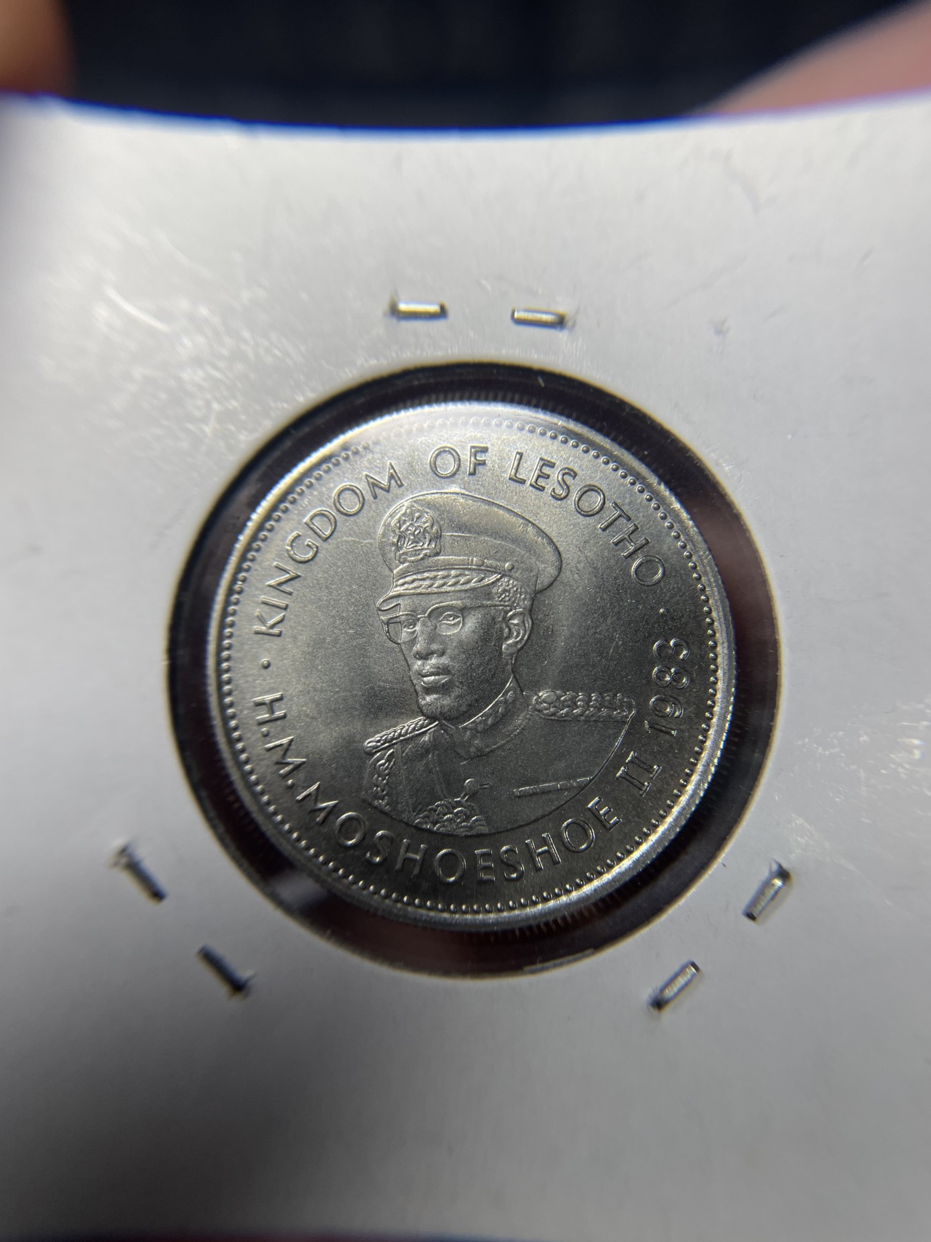 2024年集古藏今外币拍卖第三期-第9场—（总第29拍） 1983莱索托50黎森特