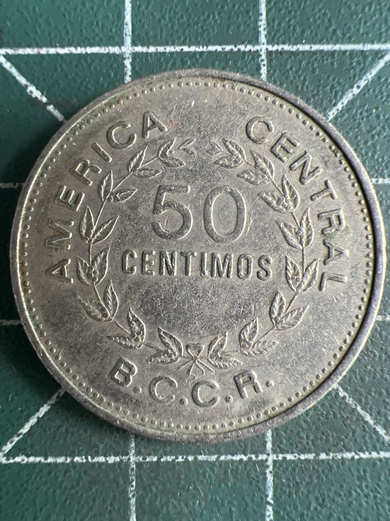 第586期 硬币专场 （无押金，捡漏，全场50包邮，偏远地区除外，接收代拍业务） 哥斯达黎加50分  1976年