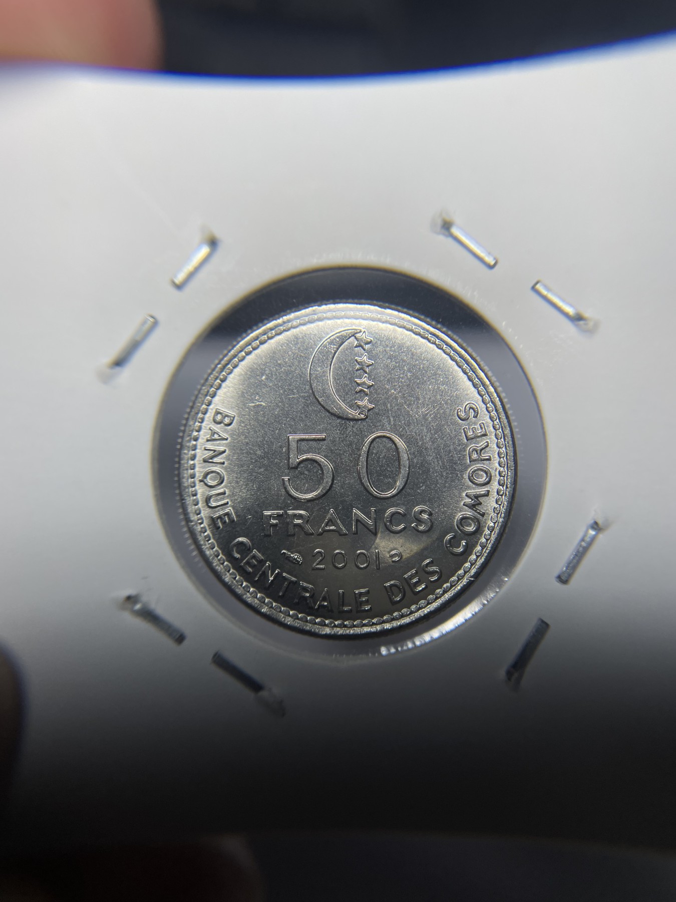 2024年集古藏今外币拍卖第三期-第9场—（总第29拍） 2001年科摩罗50法郎