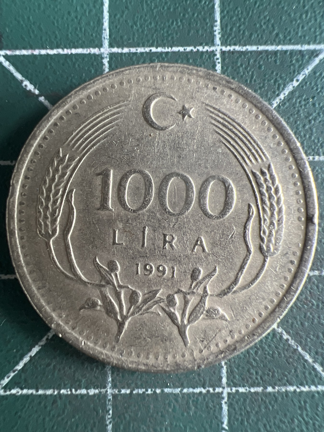 第586期 硬币专场 （无押金，捡漏，全场50包邮，偏远地区除外，接收代拍业务） 土耳其1000里拉