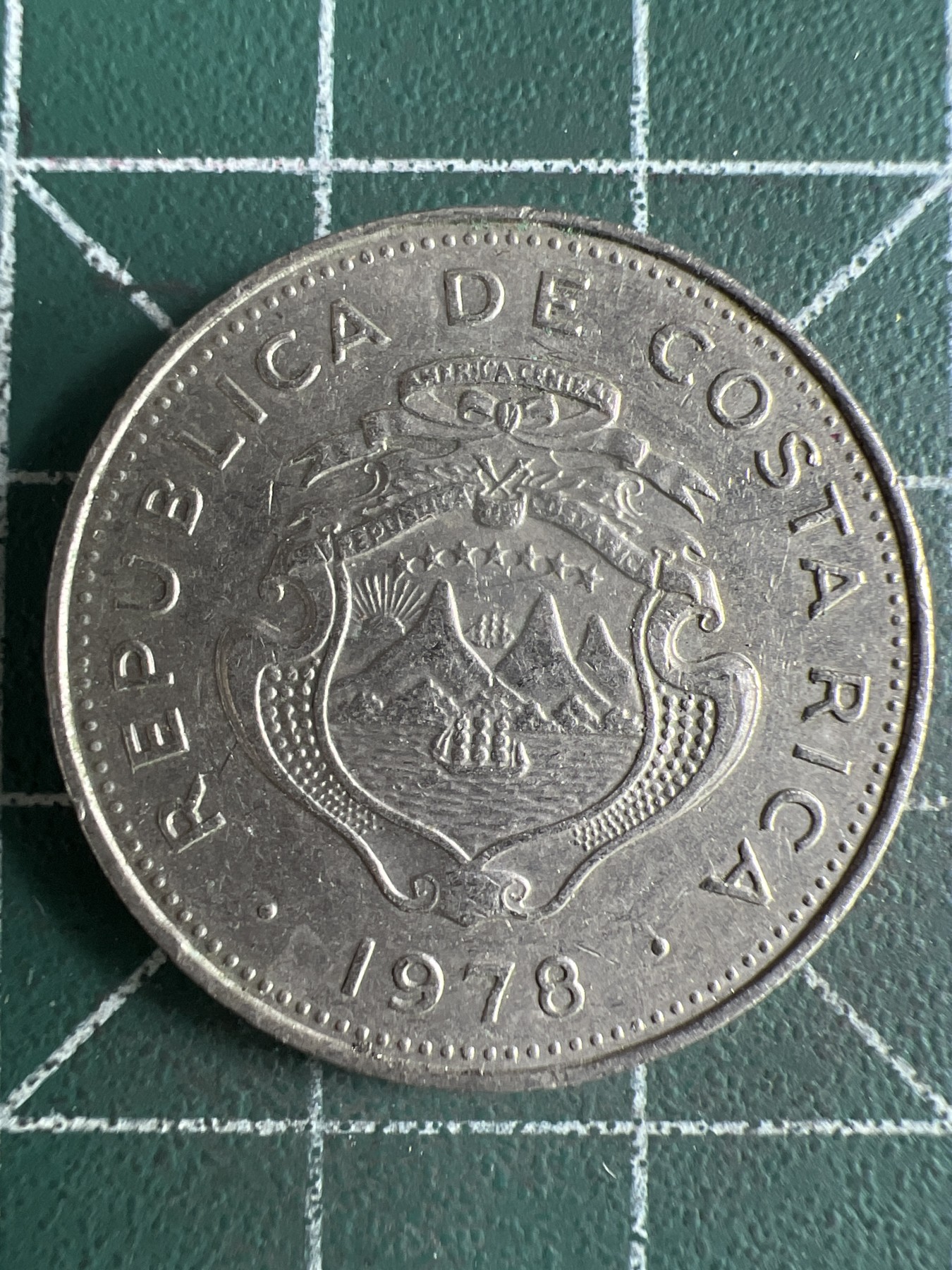 第586期 硬币专场 （无押金，捡漏，全场50包邮，偏远地区除外，接收代拍业务） 哥斯达黎加50分  1978年