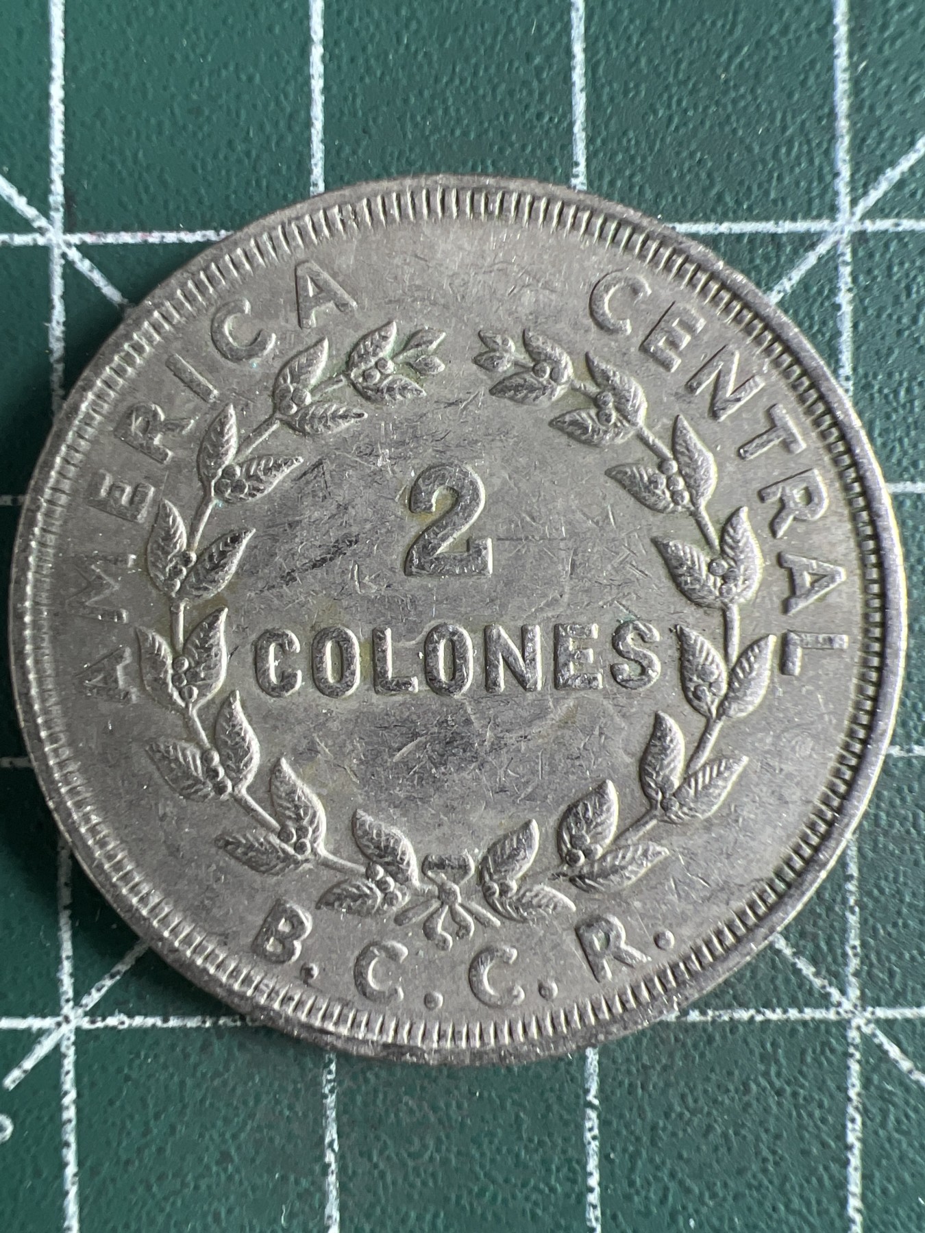 第586期 硬币专场 （无押金，捡漏，全场50包邮，偏远地区除外，接收代拍业务） 哥斯达黎加2克朗  1978年