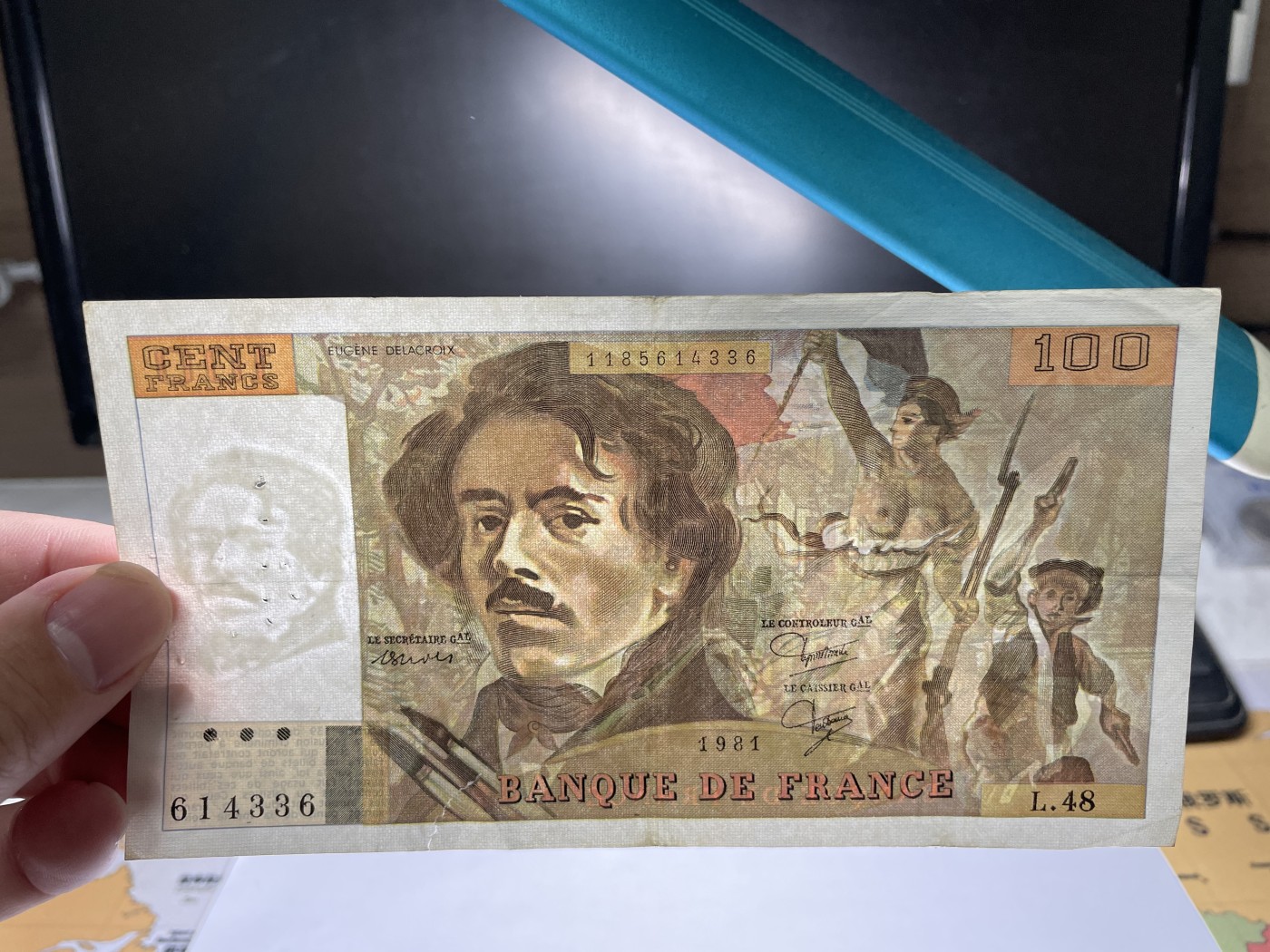 2024年集古藏今外币拍卖第三期-第8场—（总第28拍） 1981年法国100法郎