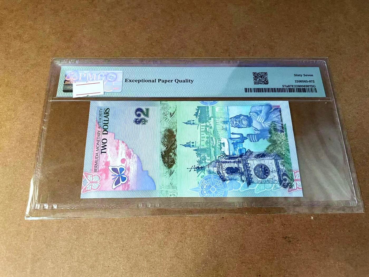 【Blue Auction】✨世界纸币精拍第457期【精】 【无47 获奖钞 洋葱冠】百慕大 2009年2元 PMG67EPQ 高分