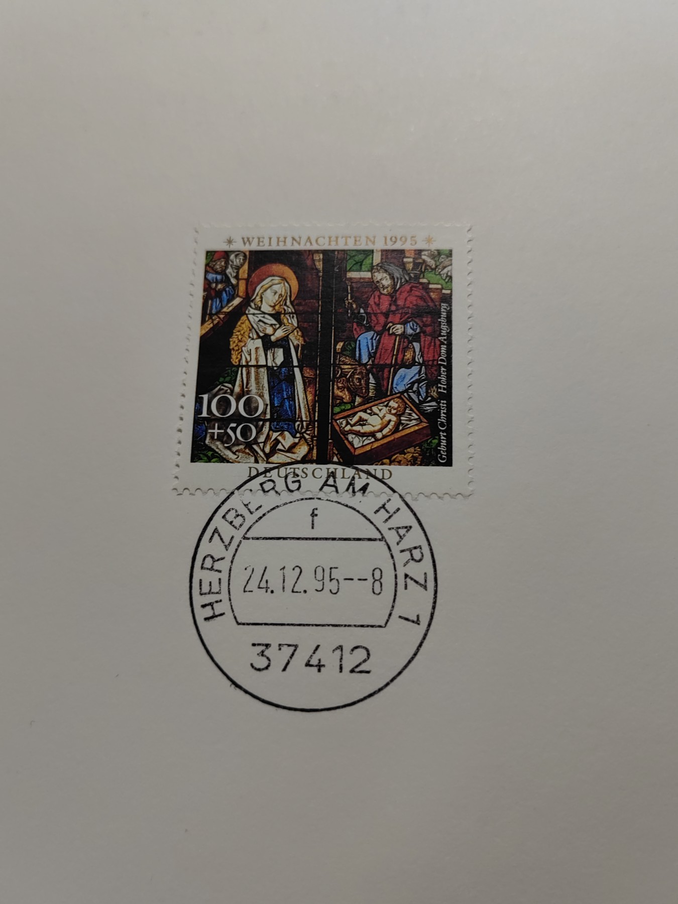 邮折✌（拍卖专场）精品🔥专场 第60场 德国1995年 圣诞节附捐票.宗教绘画 