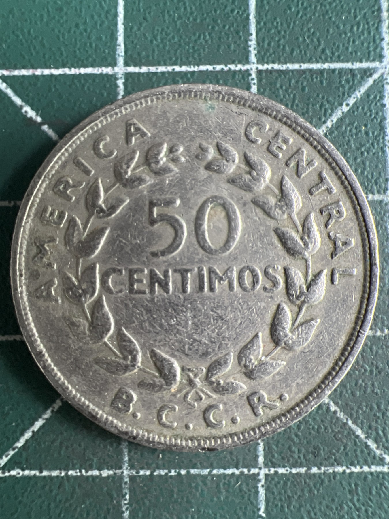 第586期 硬币专场 （无押金，捡漏，全场50包邮，偏远地区除外，接收代拍业务） 哥斯达黎加50分  1968年